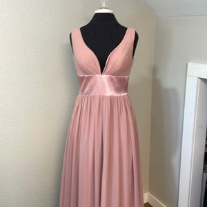 Azazie Dusty Rose Bridesmaids Dress size 8